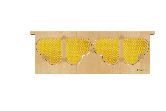 Herzrahmen Dadant Blatt