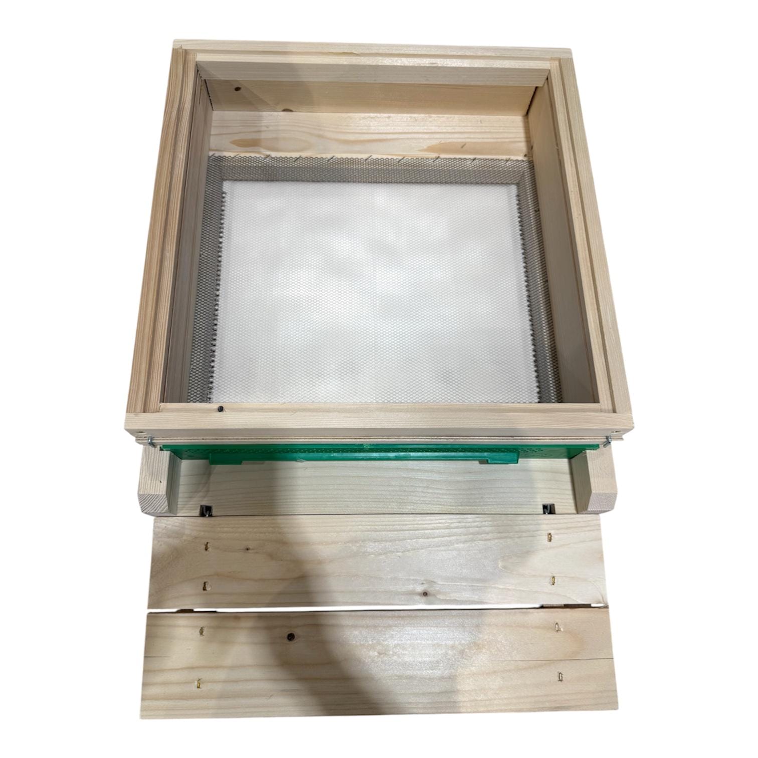 Gitterboden hoch EHM Quadrat 435×35 mit Varroalade Gitterboden hoch EHM Quadrat 435x35 mit Varroalade