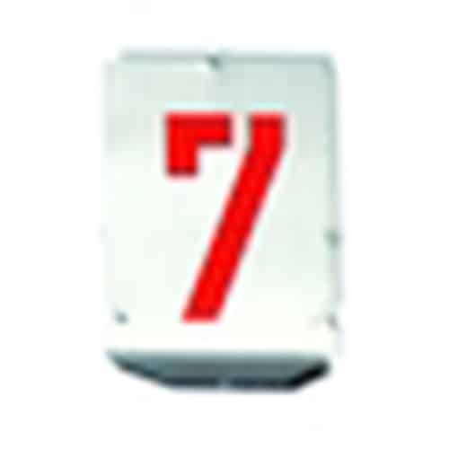Mal-Schablone Ziffernsatz von 0 bis 9 Zifferngröße: ca. 4 x 2,3 cm – Bild 1