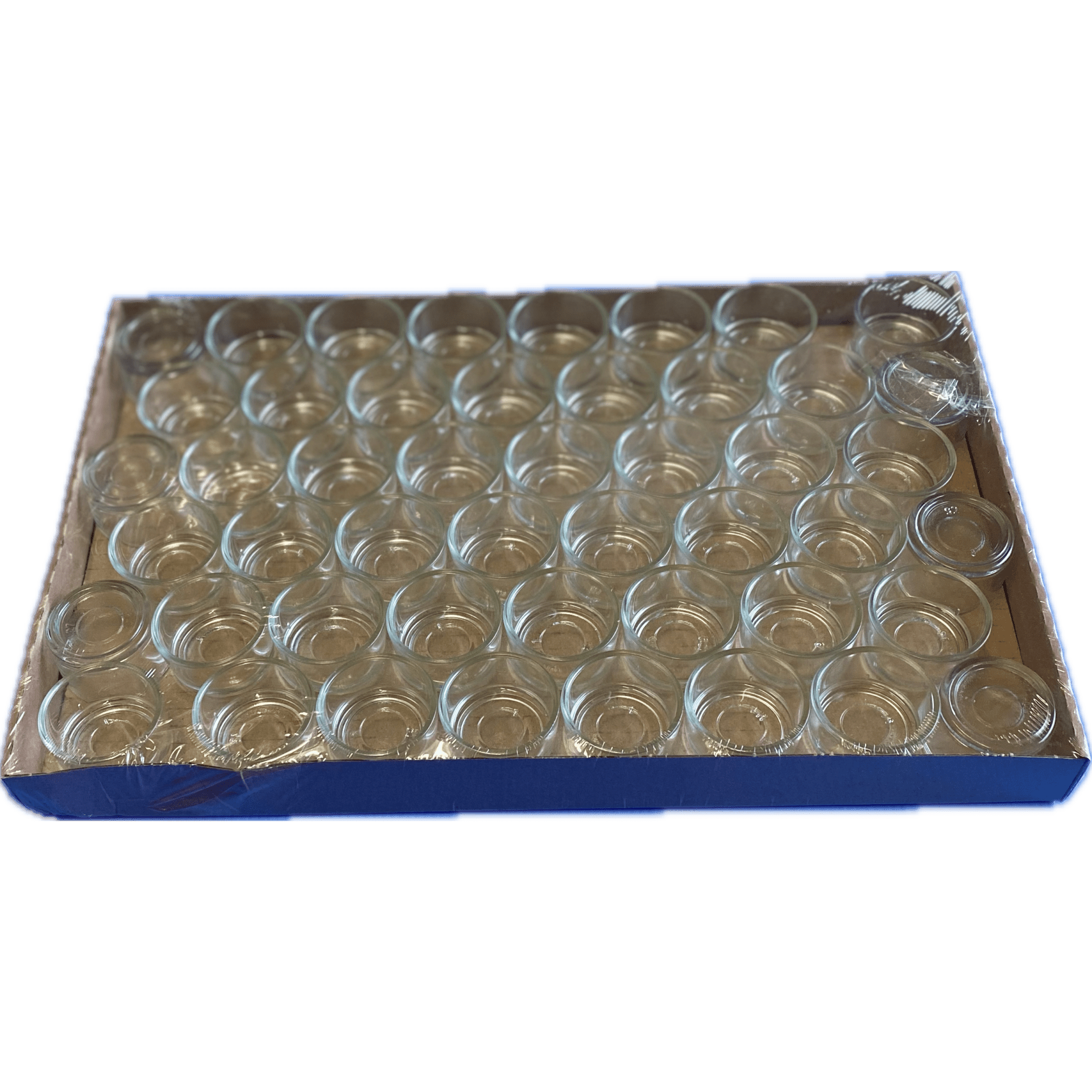 Teelichtglas Packung 48 Stk.