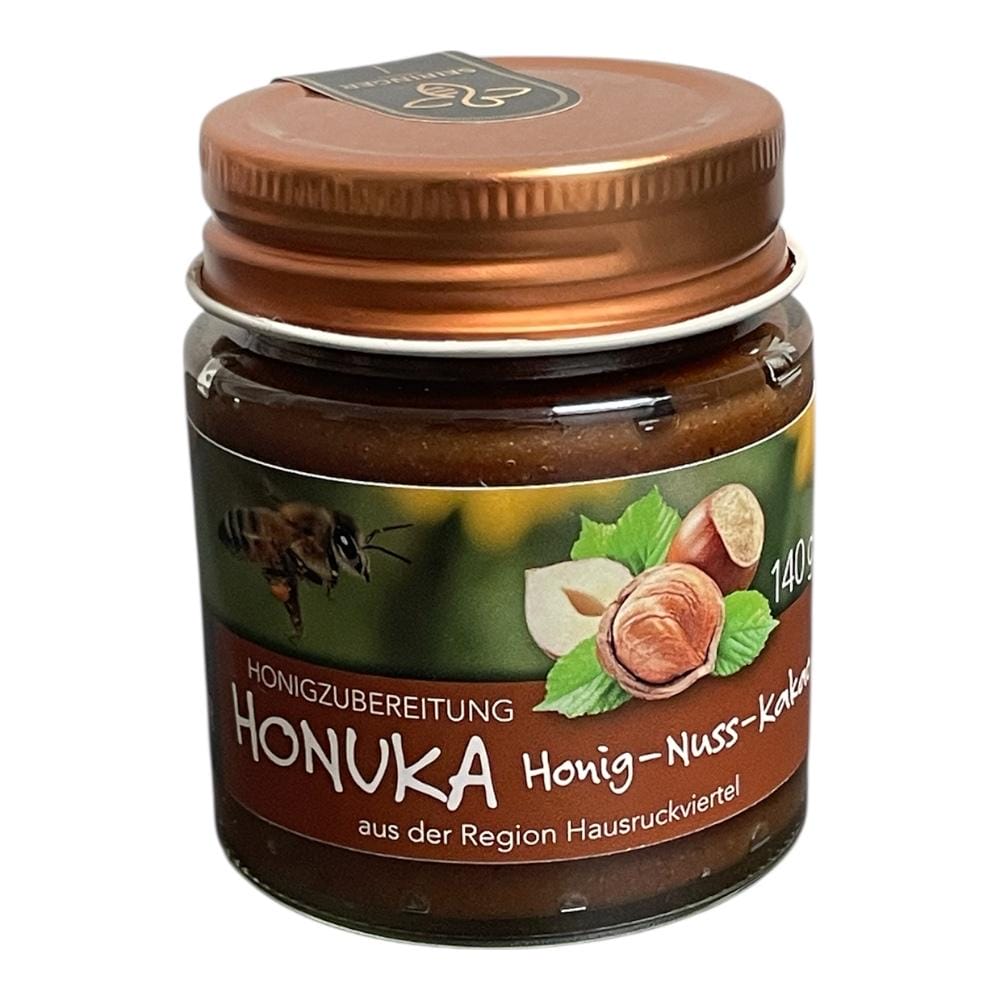 Honuka Honuka Honig, Nuss, Kakao Aufstrich