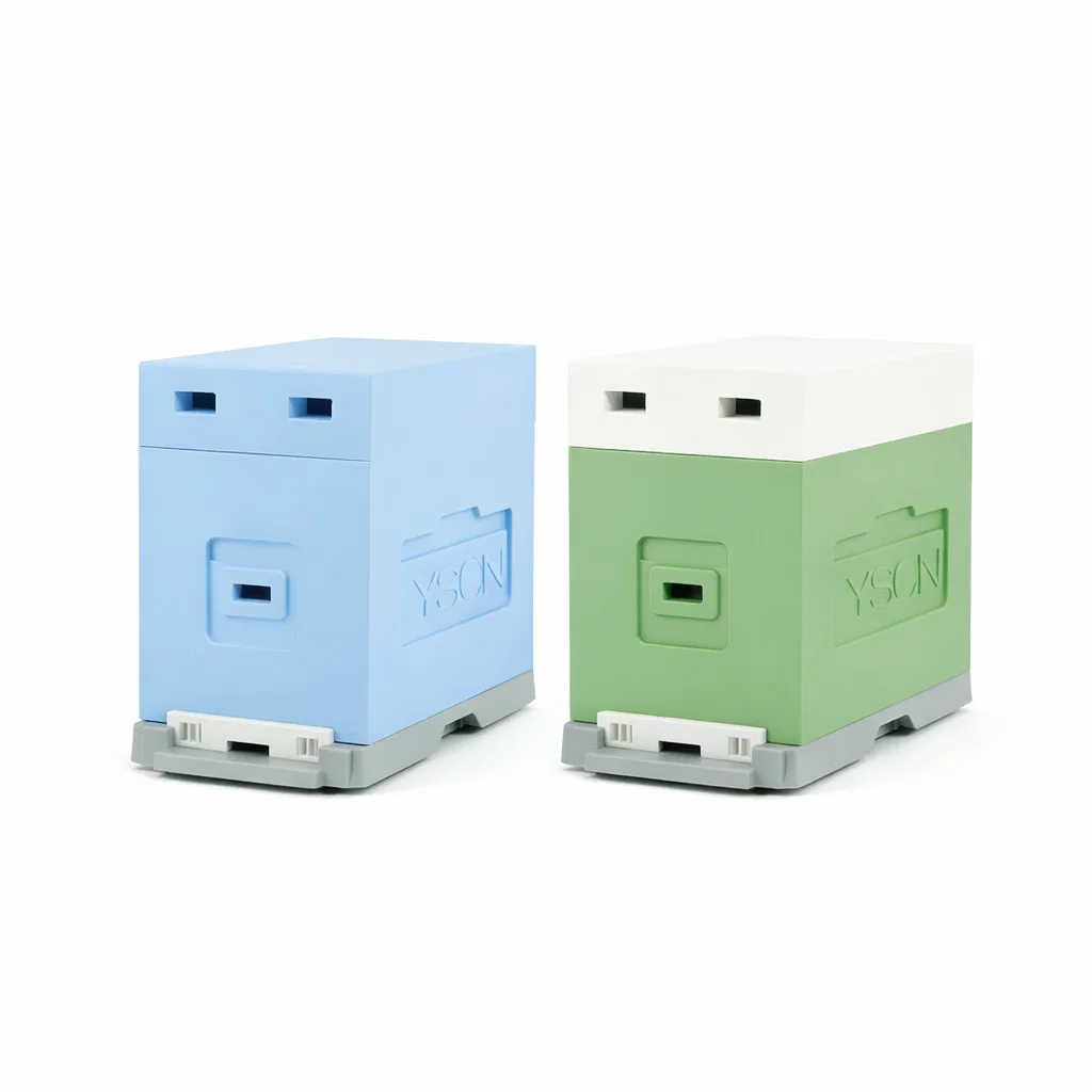 Lyson Ablegerbeute 6 Waben Dadant Blatt eingefärbt Lyson Ablegerbeute 6 Waben Dadant Blatt eingefärbt