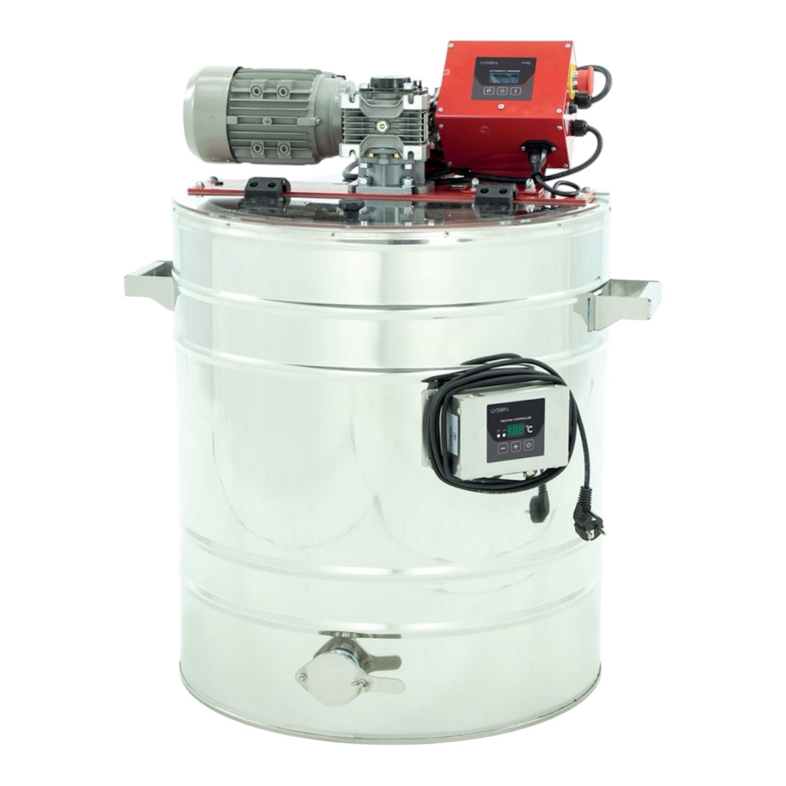 Lyson Edelstahl Cremehonigrührwerk Heizung - 50 l - 230V