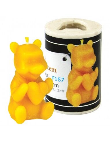 silikonform-das-sitzende-barchen-mit-einem-herzen-hohe-5-cm Silikongießform sitzender Bär mit Herz H: 5cm - F167