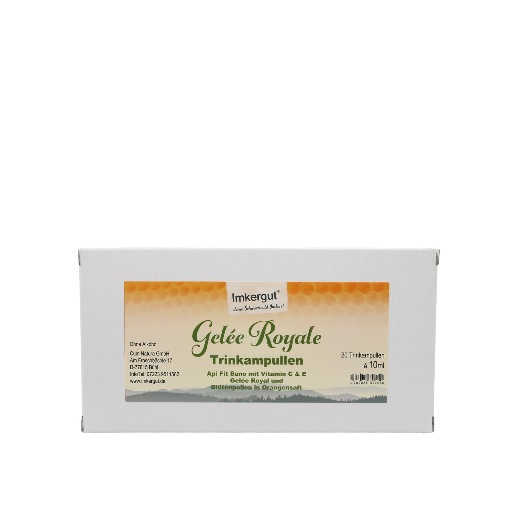 7040_Gele Royale Trinkampullen Gelèe Royale Trinkampullen ohne Alkohol