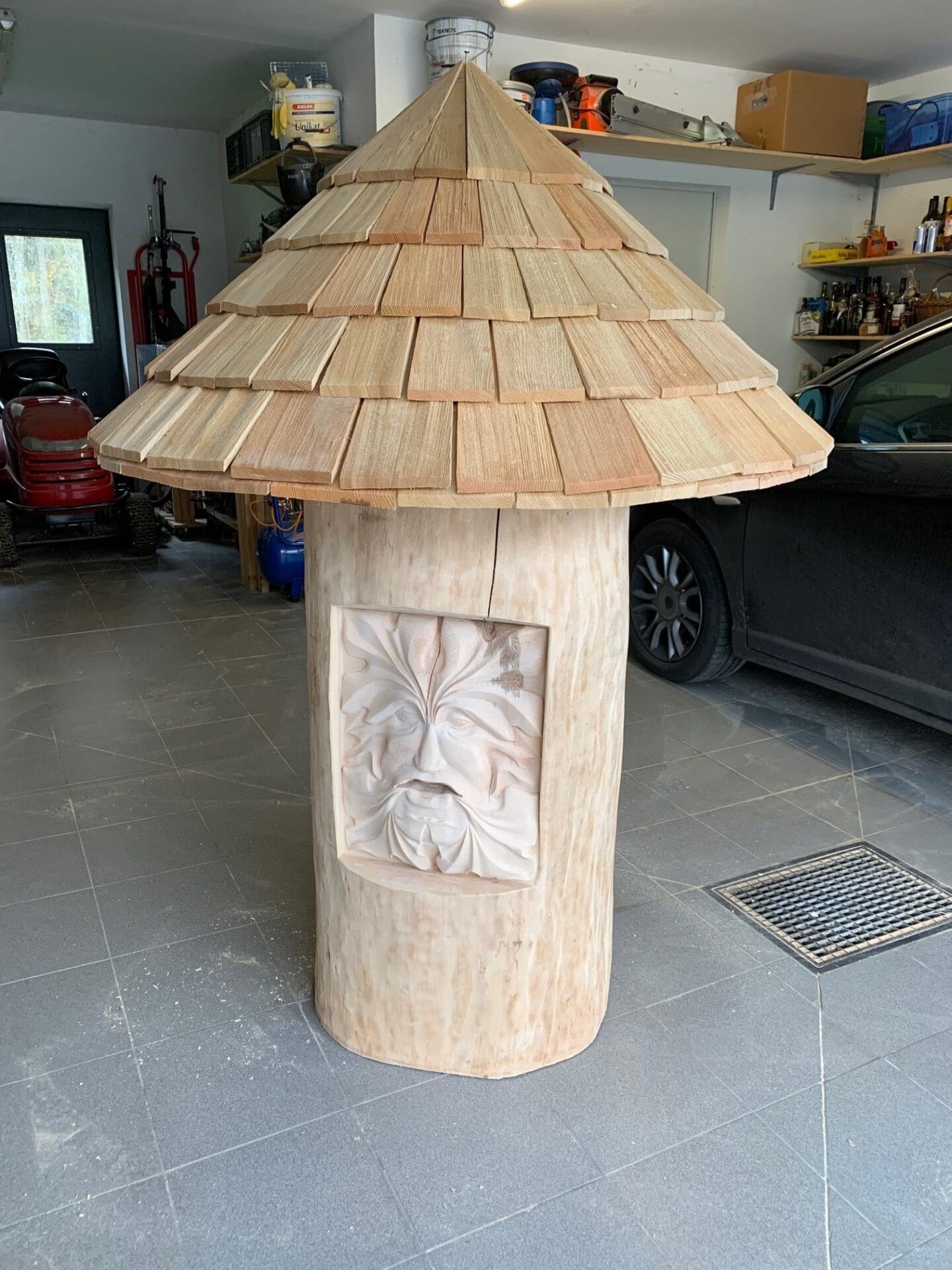 Klotzbeute_01 Klotzbeute aus Eichenholz