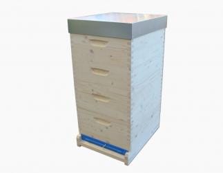 Ehm-q-flach-set-fertig Bienenbeute aus Holz für Einheitsmaß