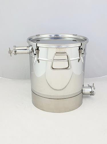 CFM Abfüllkanne 32 kg mit 2 Quetschhähnen - 4 Spannverschlüsse