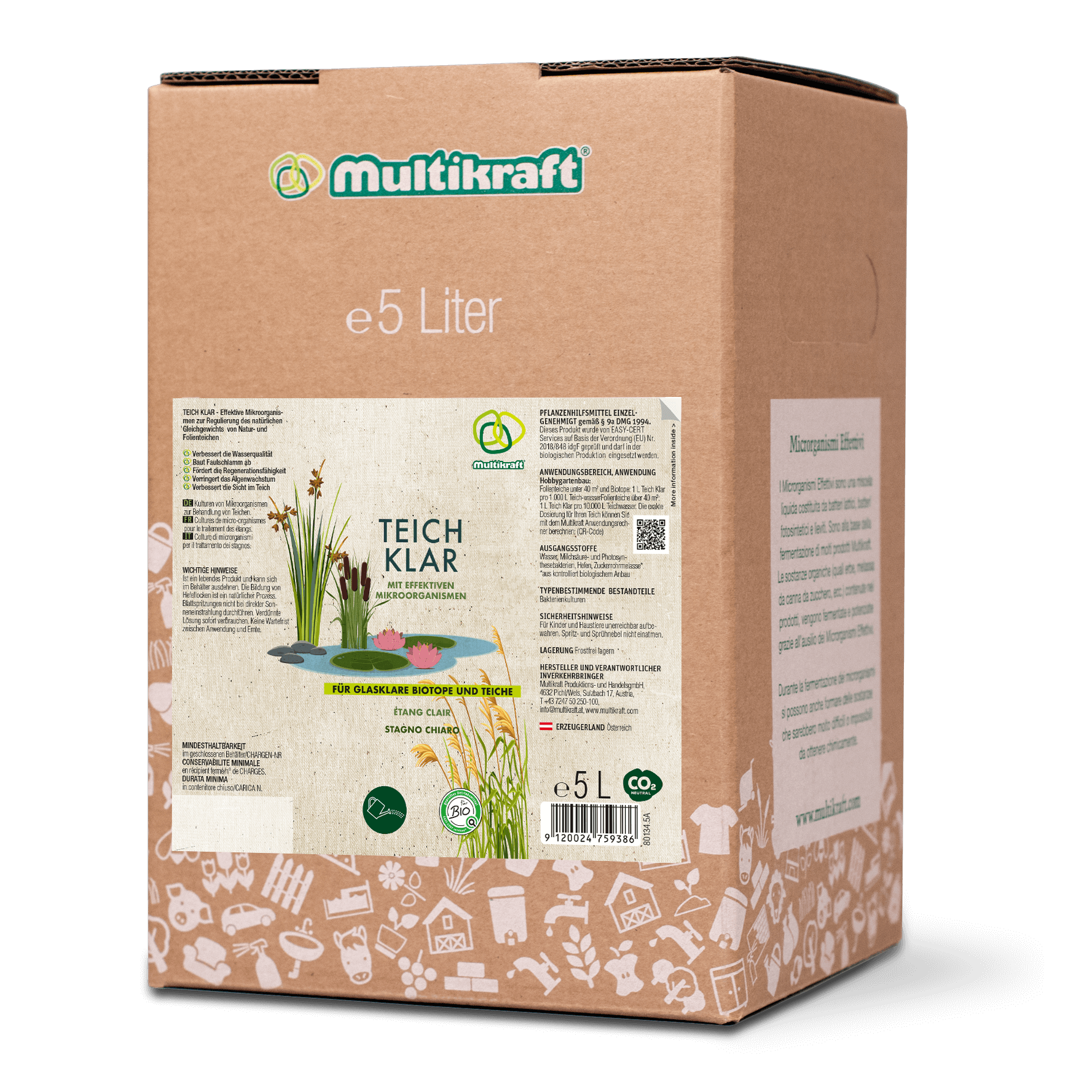 11550.5_Teichklar_5L-BagBox Teichklar em microorganismen