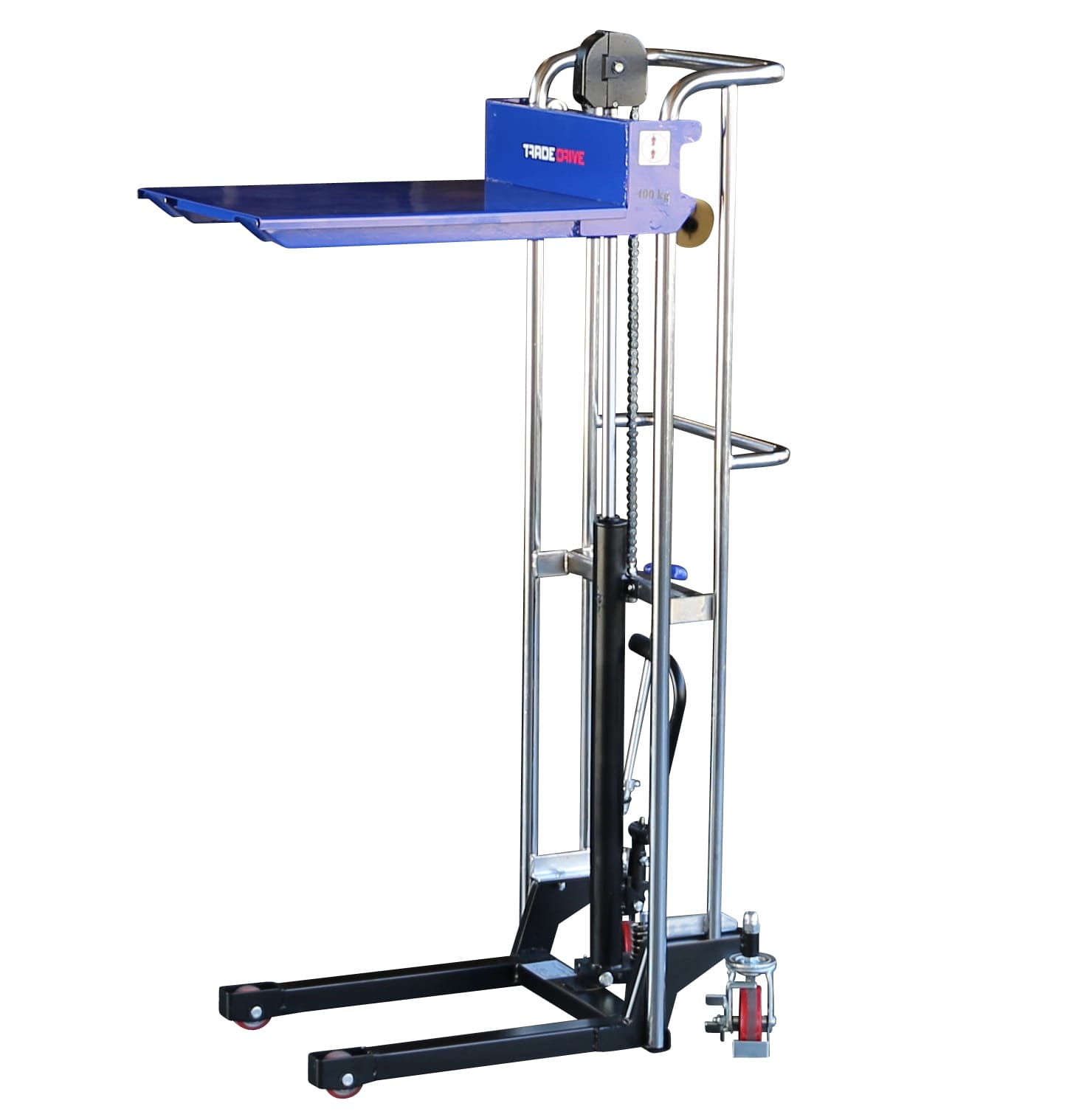 5518_Hydaulischer_Hubwagen_Hubhöhe_1500mm Hydaulischer Hubwagen mit abnehmbarer Plattform - Hubhöhe 1500mm