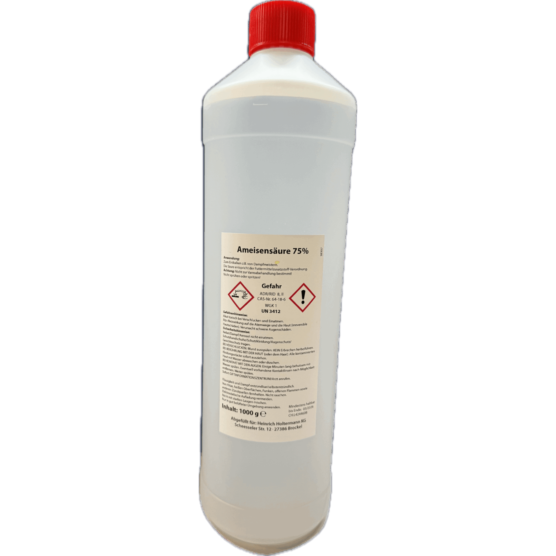 Ameisensäure 75% 1000 ml Ameisensäure 75% 1000 ml