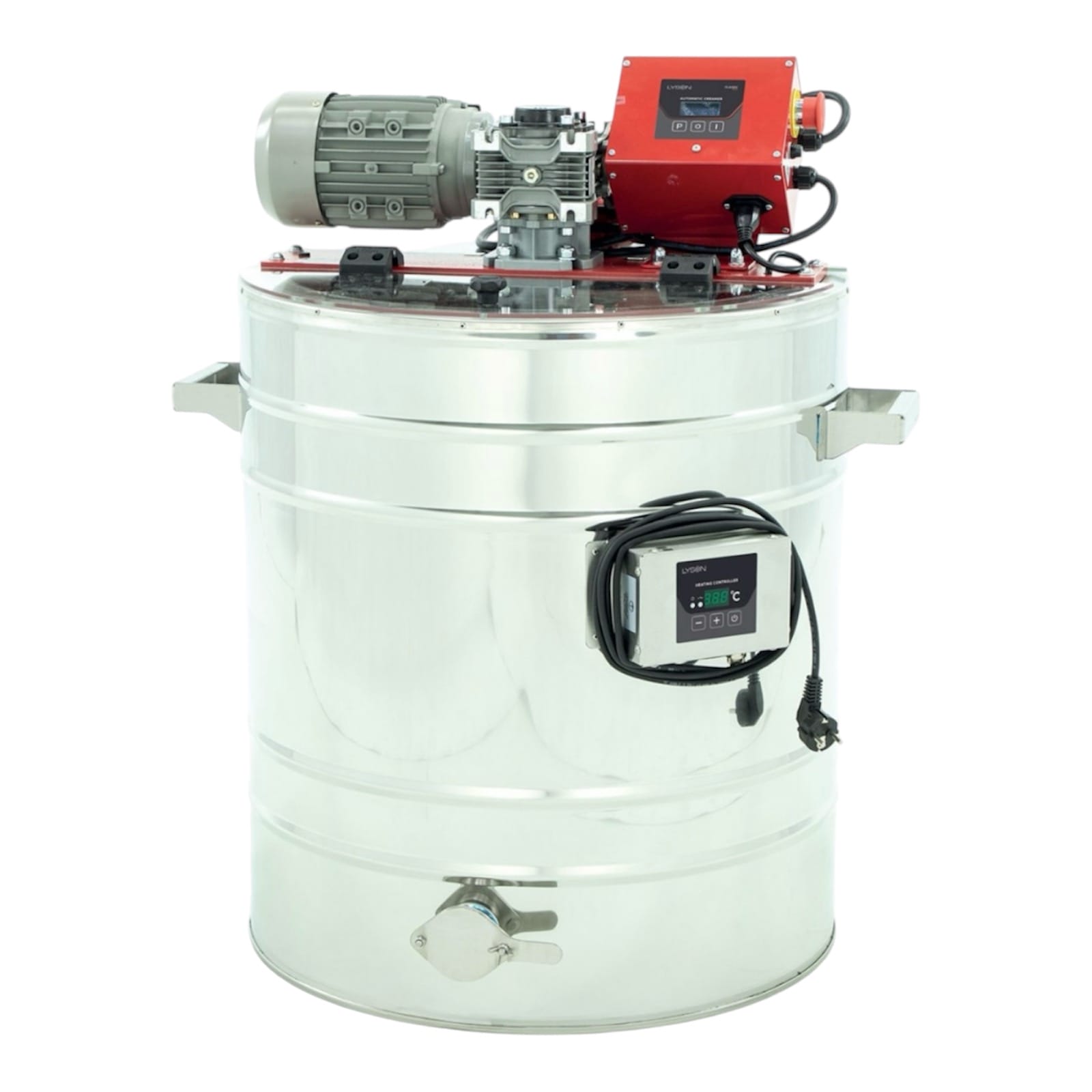 Lyson Edelstahl Cremehonigrührwerk Heizung - 50 l - 230V