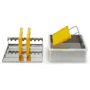 Entdeckelungsgeschirr 1p Edelstahl Entdecklungsgeschirr mit Wabenablage - 1 Person – Bild 1