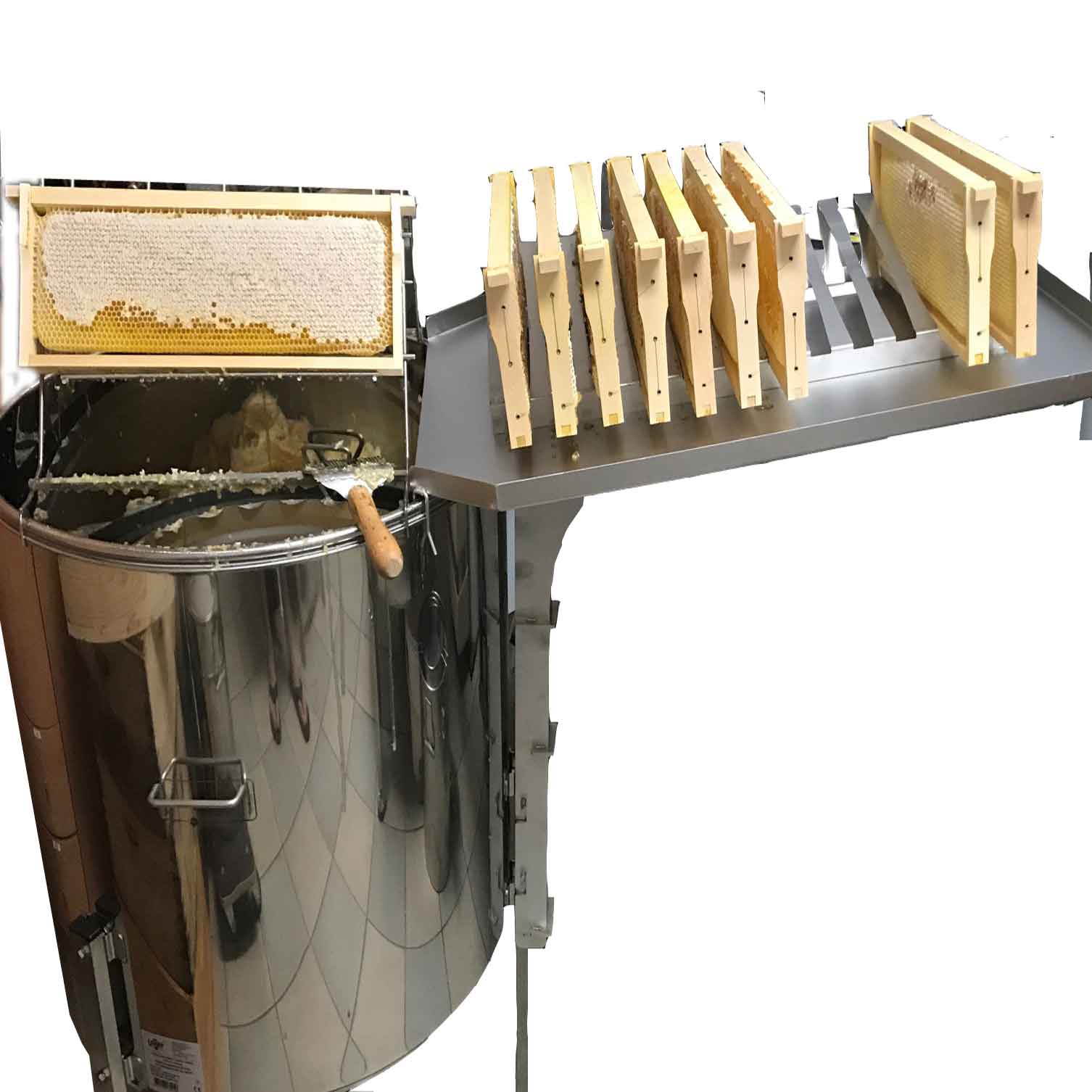 wabenablage Edelstahl Wabenablage für Entdeckelungswachsschmelzer für 12 Waben – Bild 1
