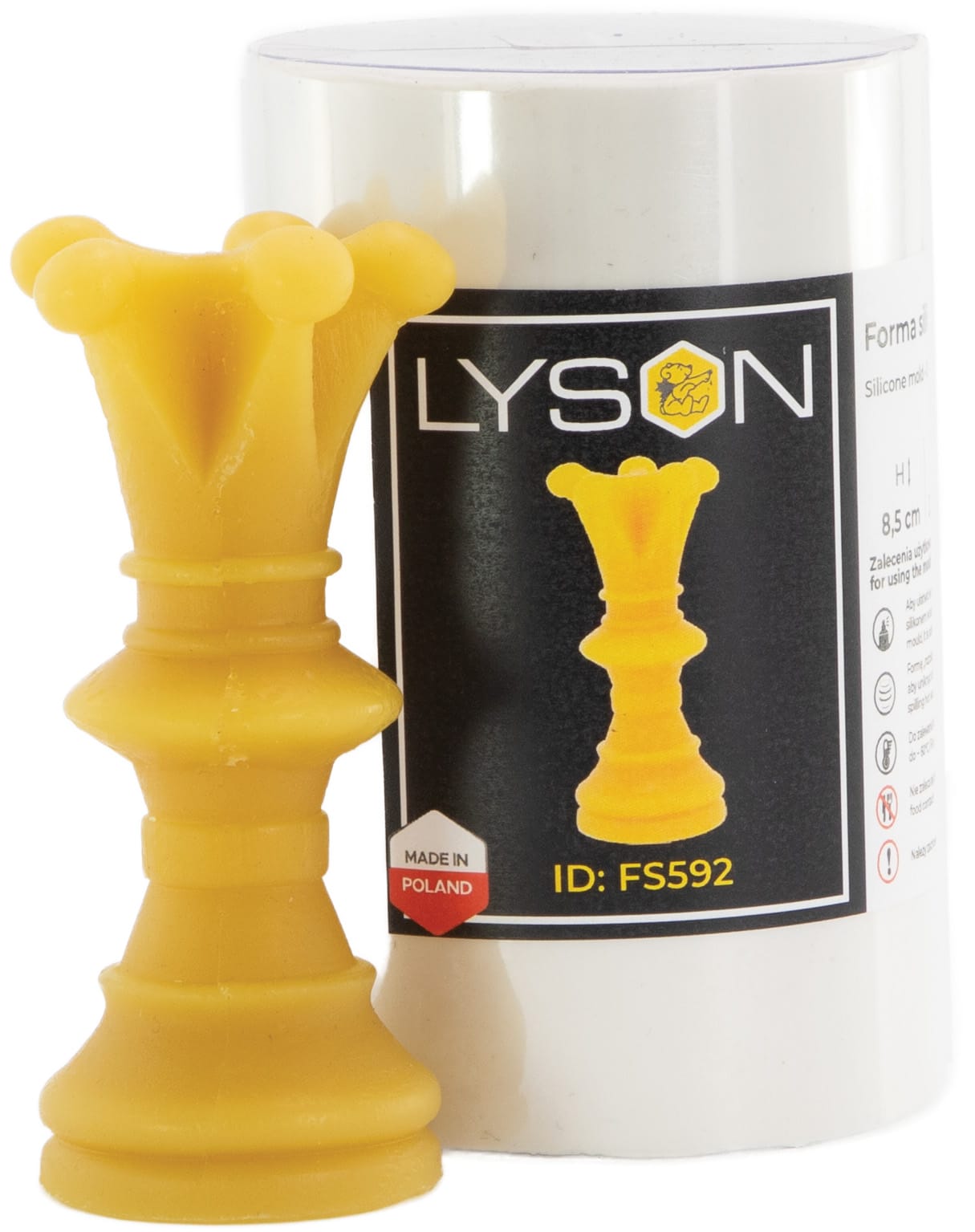 Silikongießform Schach Königin - FS592