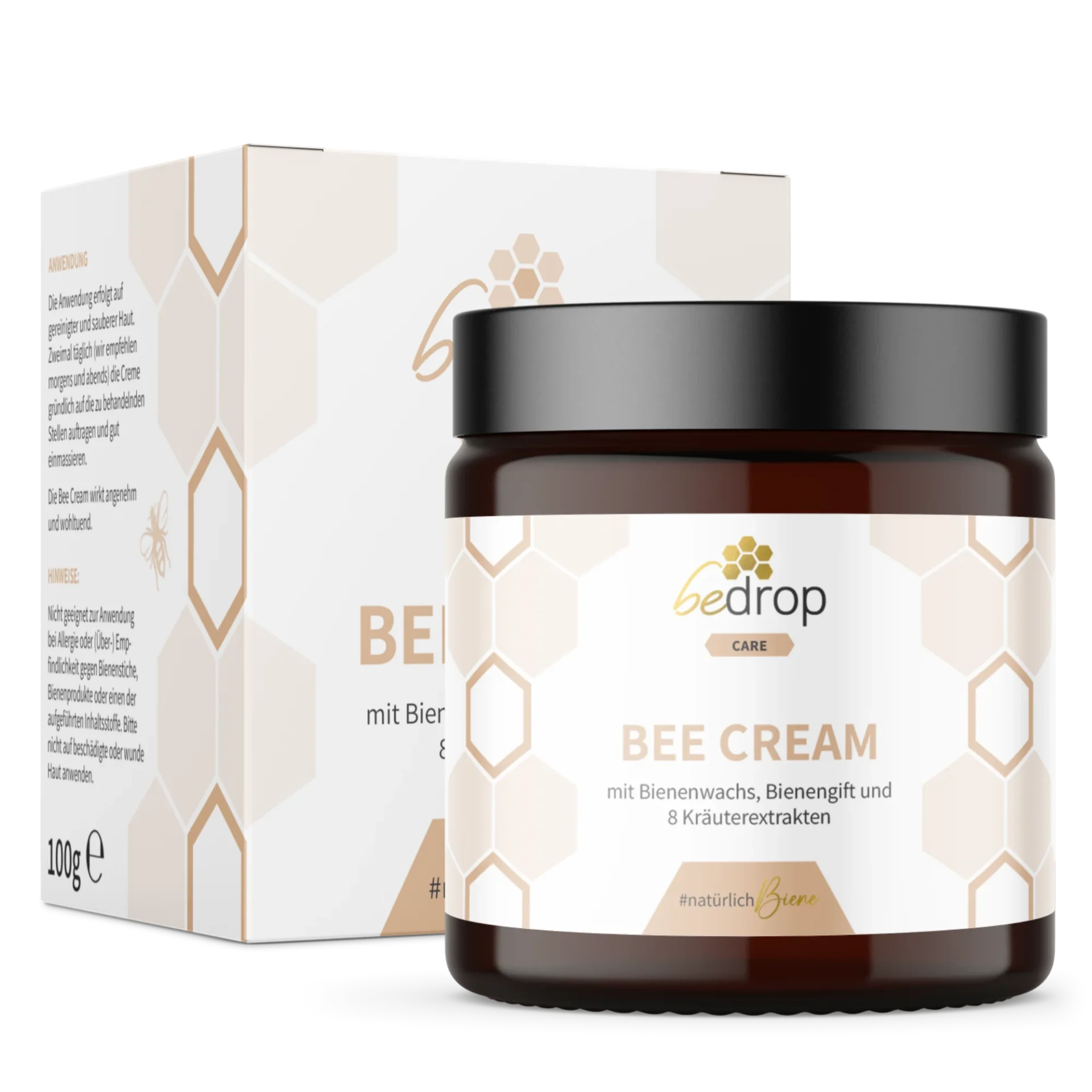 Bee Cream Bienengiftsalbe mit 8 Kräuterextrakten 100gr Bee Cream Bienengiftsalbe mit 8 Kräuterextrakten 100gr