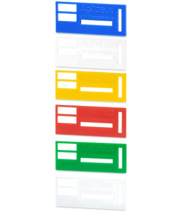 Apidea Flugloch Drohnensperre blau