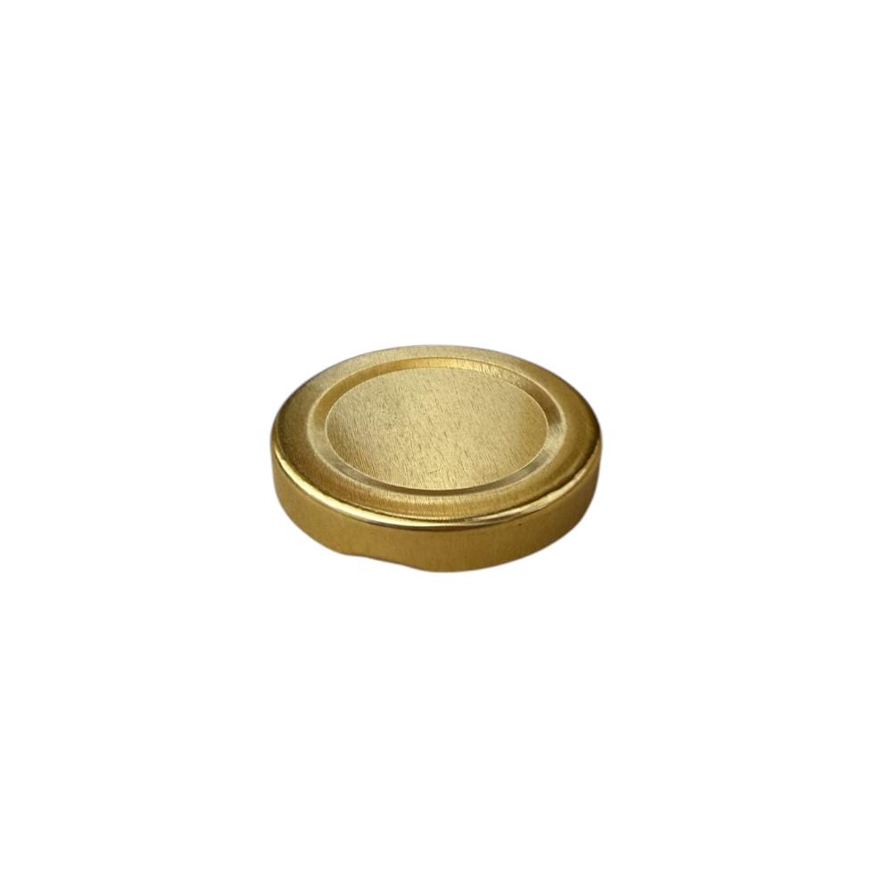 Deckel Gold Ø48 - Sechseckglas