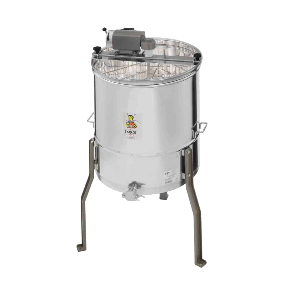 4W schleuder e Logar Tangentialschleuder 4 Waben - Motorantrieb - o. Mittelachse - Ø 520mm – Bild 1