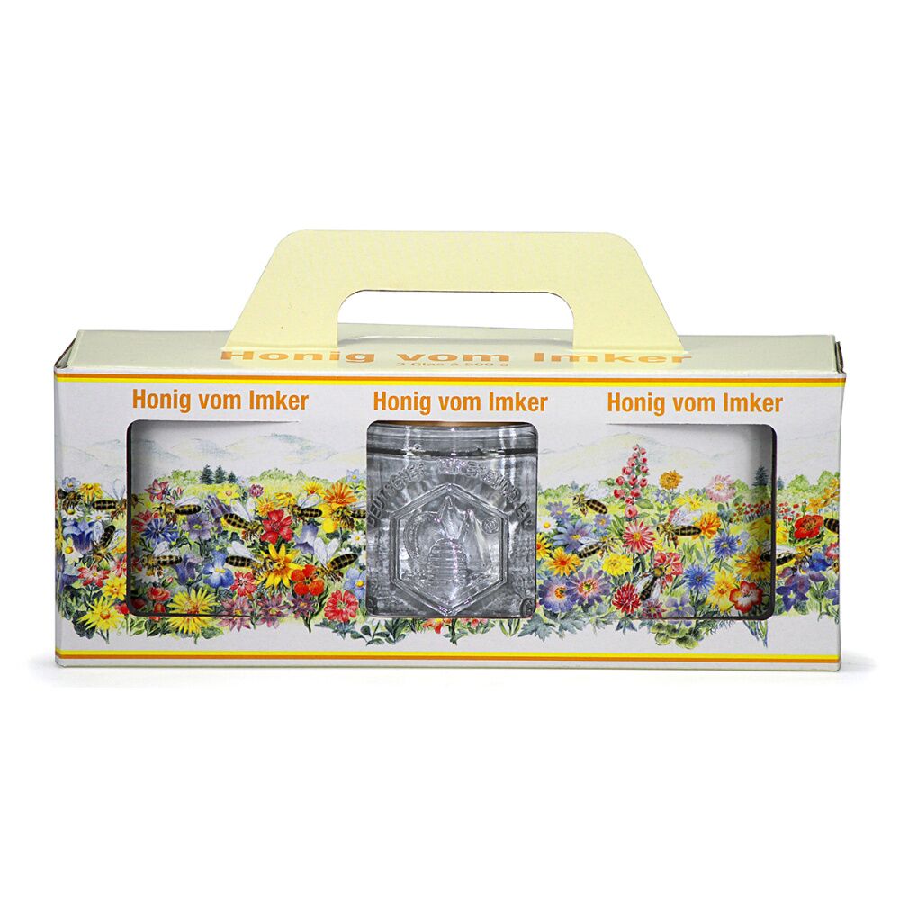Geschenkkarton Flores 3 x 500 g