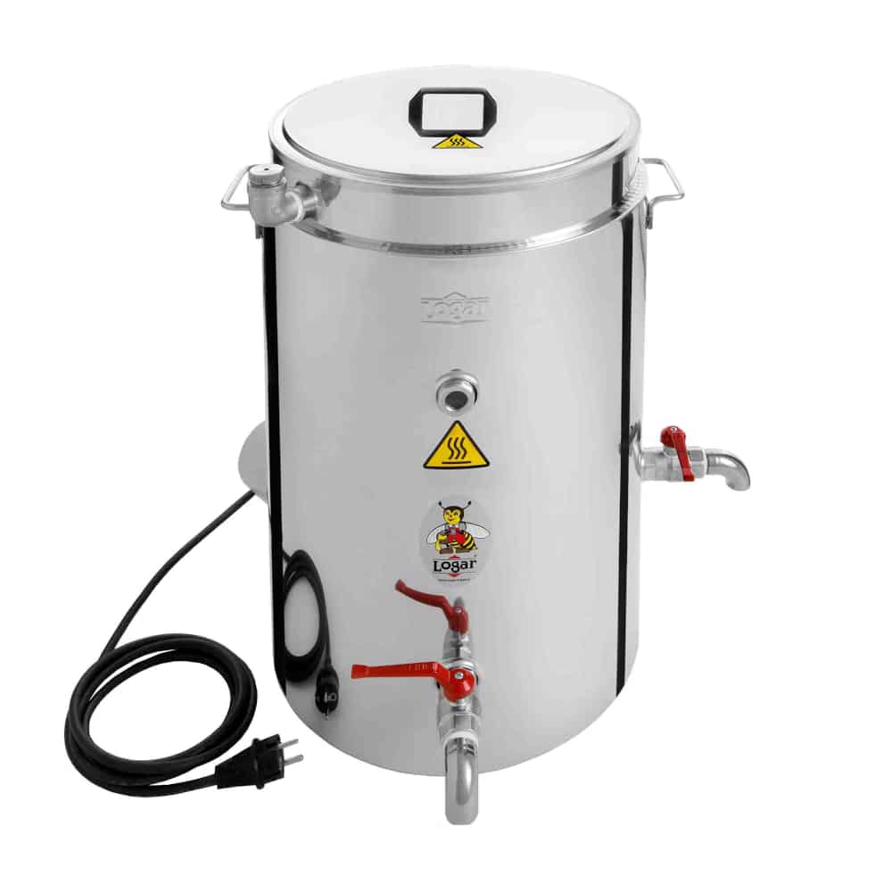Wachsschmelzer Logar Wachsklärbehälter 35 l - 3 kW/230V m. Isolierung – Bild 1