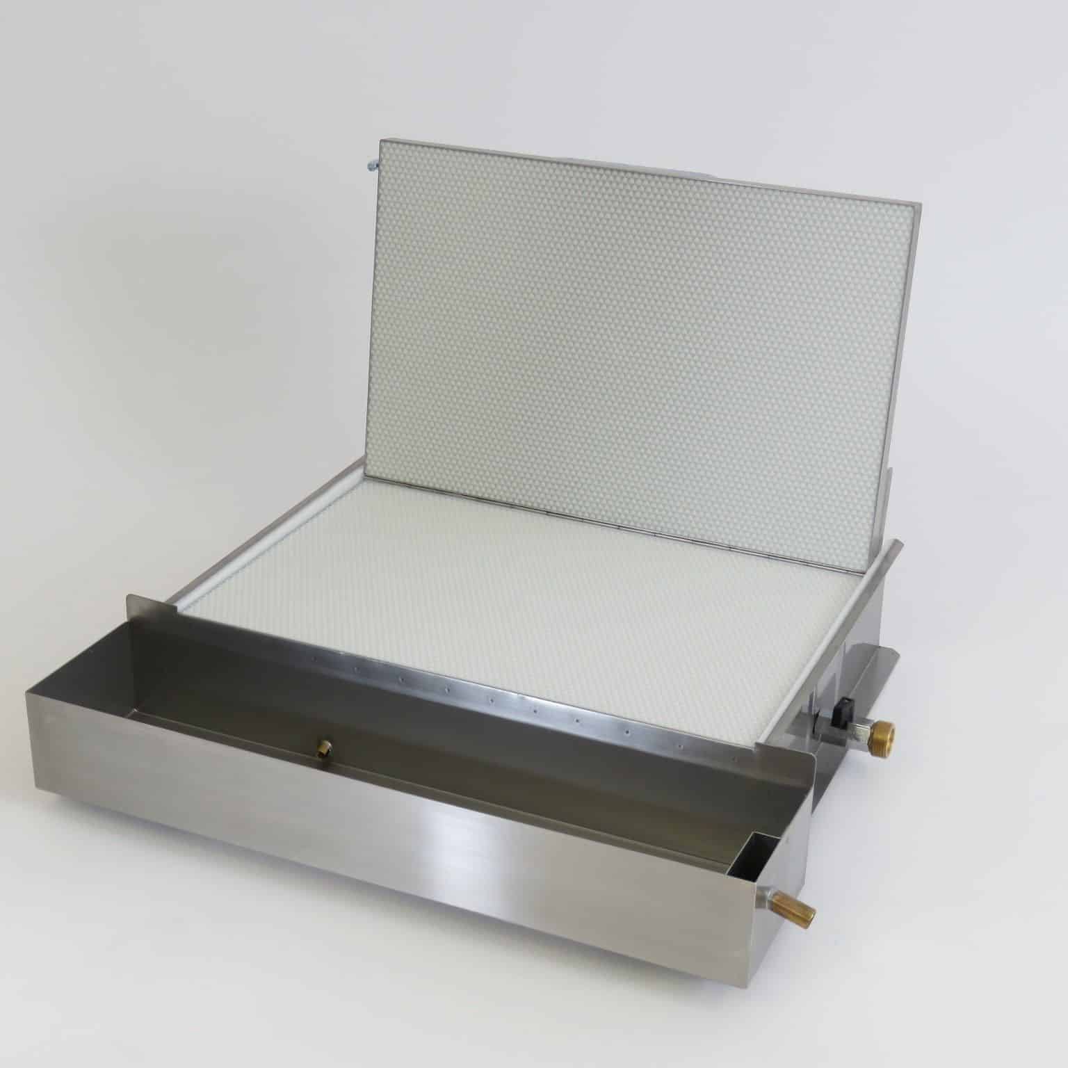 2 MWGA Rechts vorne offen Mittelwand Gießanlage wassergekühlt - Langstroth 420x202 - 5,4mm – Bild 1