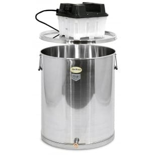Dampfwachsschmelzer4 Runder Edelstahl Dampfwachsschmelzer "Maxi" incl. Dampfgenerator – Bild 1