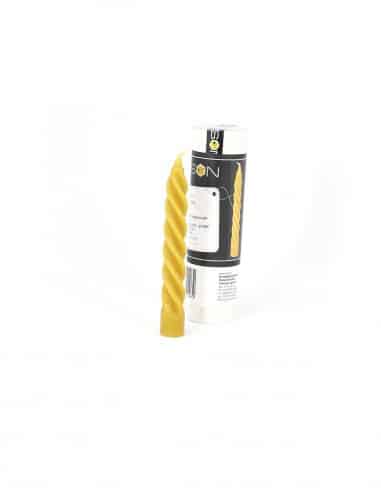 silicone-mould-twisted-candle-small Silikongießform Tischkerze gedreht 145 mm Ø 20 mm - FS481