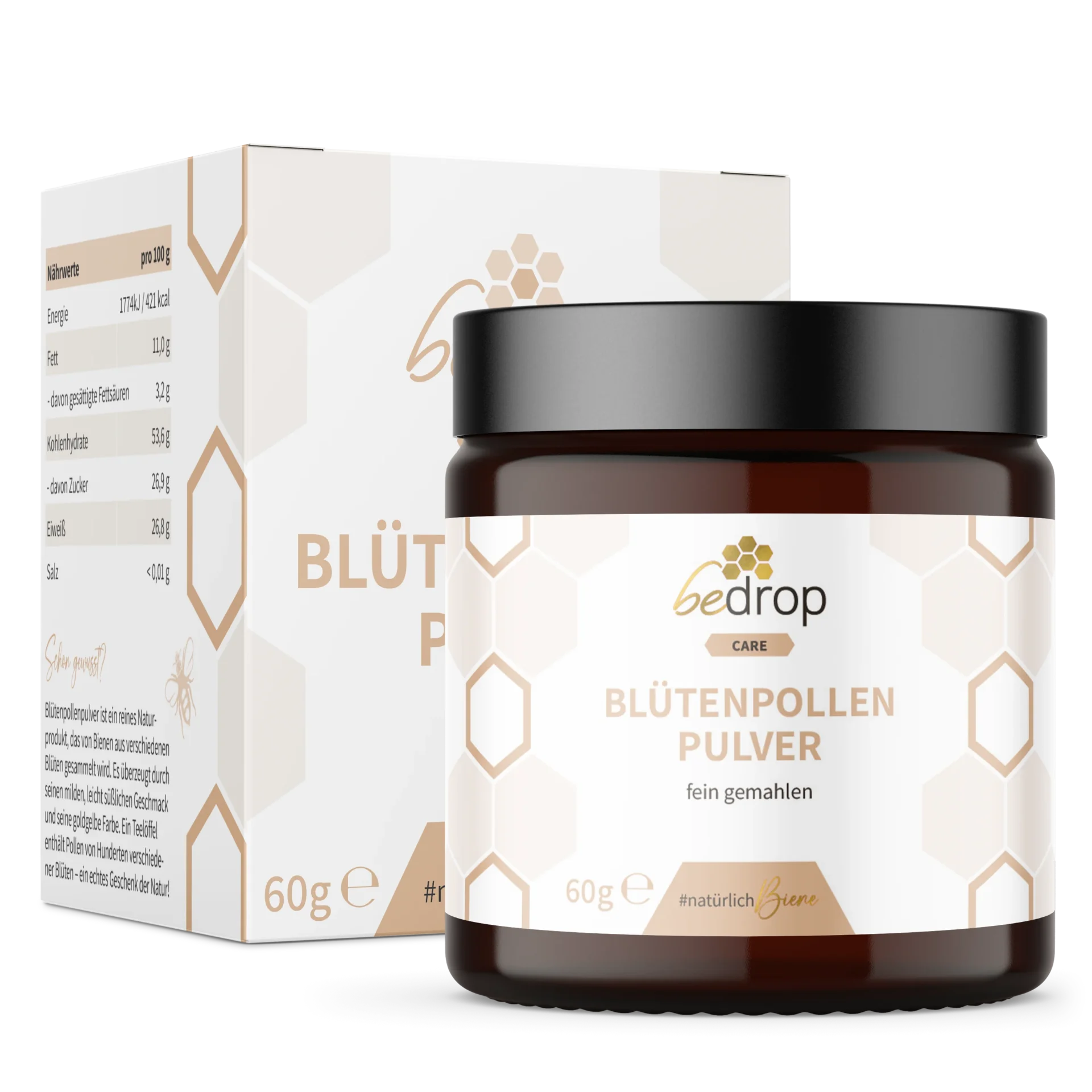 Blütenpollenpulver / Bienenpollen 60gr Blütenpollenpulver / Bienenpollen 60gr